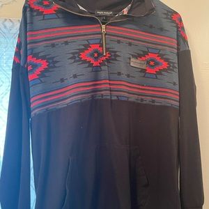 Black Simply Southern Quarter Zip-Up